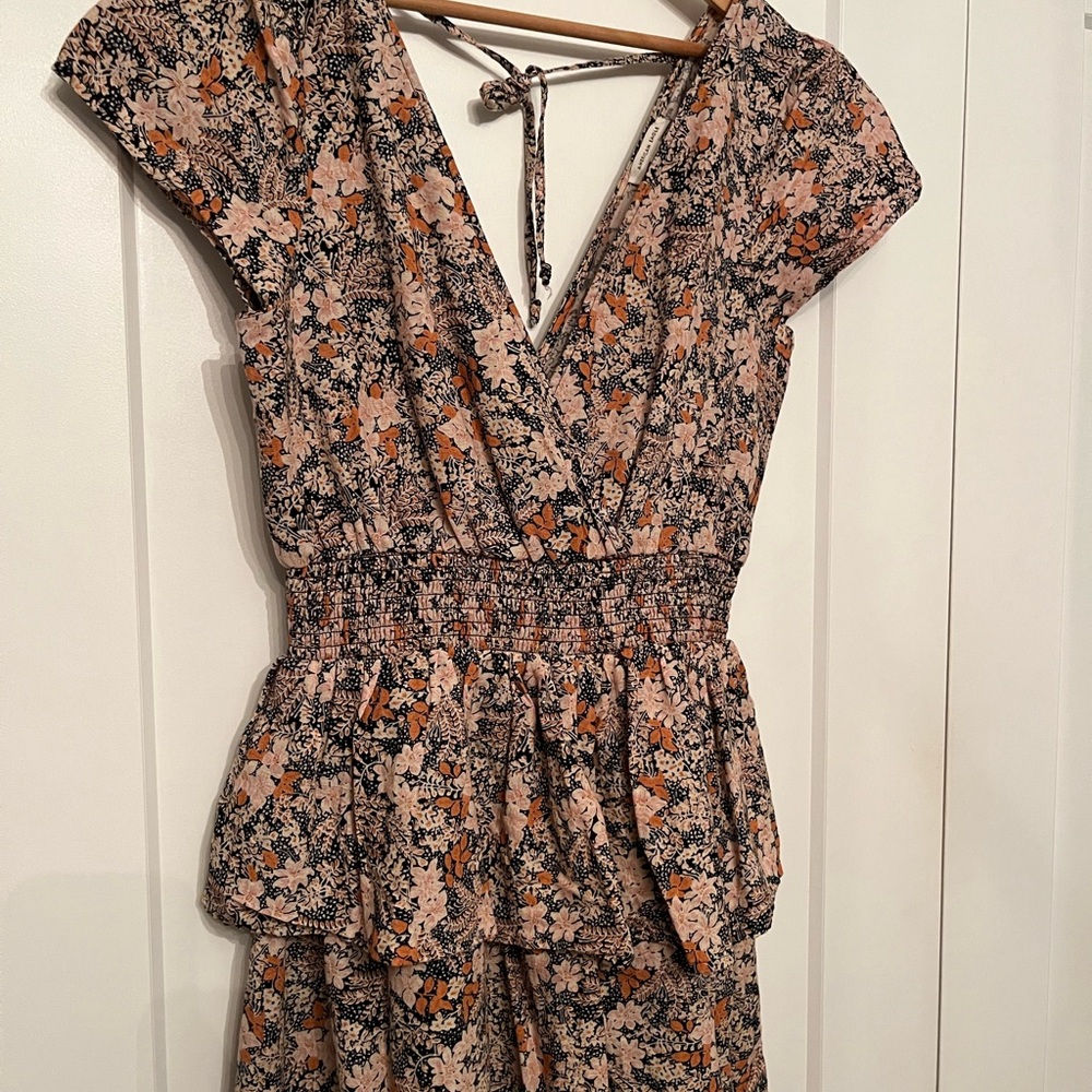 American Eagle Outfitters Floral Dress in Black and Pink